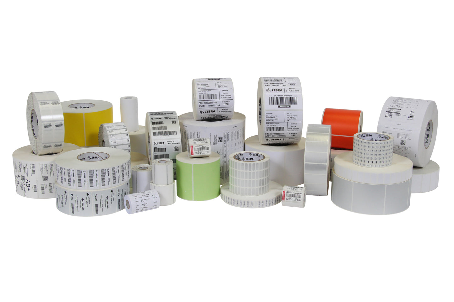 Zebra 10020397 Etiqueta blanca para impresora de Etiquetas 2 x 1 impresoras escritorio