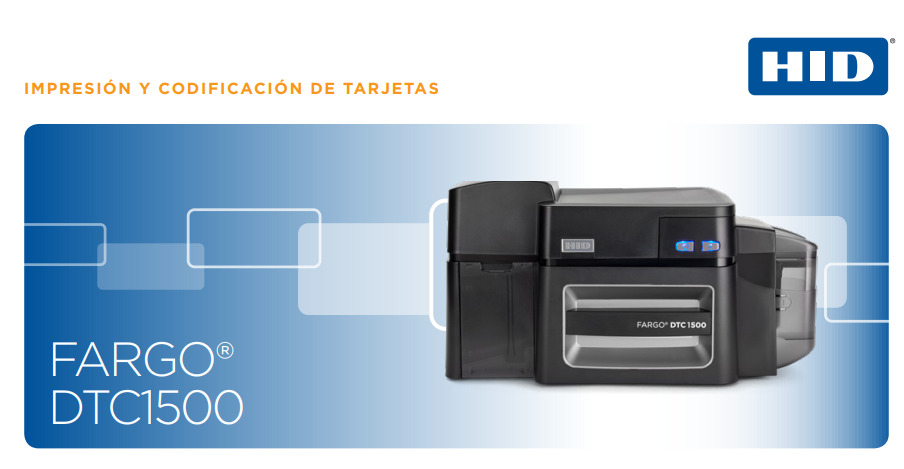 HID Fargo DTC1500 Single Impresora de credenciales, modelo 50615