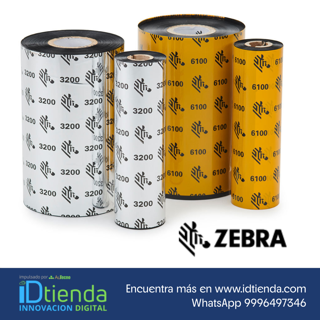 Ribbons Etiqueta Zebra