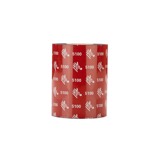 Zebra 05100BK08945  ribbon de resina, 89MM, 3.5" X 1476'