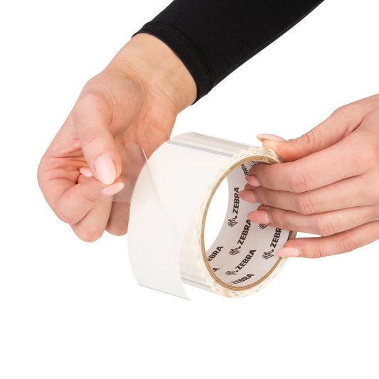 Zebra 10023042 Etiqueta blanca para impresora de Etiquetas 0.5"X 0.5"