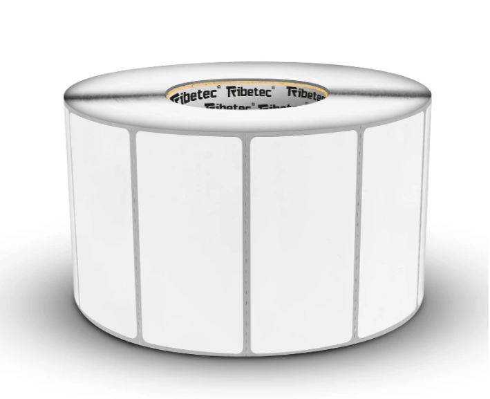 Ribetec Etiqueta 102X51-TD - Etiqueta de 102 x 51 (4X2) de cono grande Termica Directa