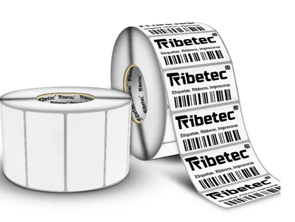 Ribetec Etiqueta 102X51-TD - Etiqueta de 102 x 51 (4X2) de cono grande Termica Directa