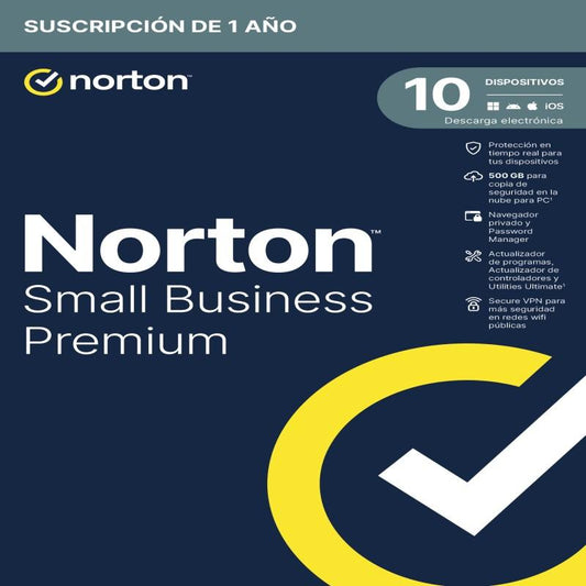 Norton antivirus SMALL BUSINESS 1  -21456433 para 10 dispositivos
