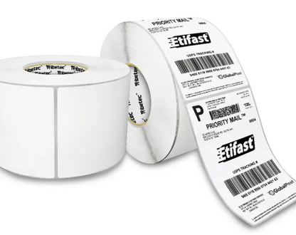 102X152-TT  Etiquetas TT de 102 x 152 - (4x6) - Si requiere de ribbon para impresion