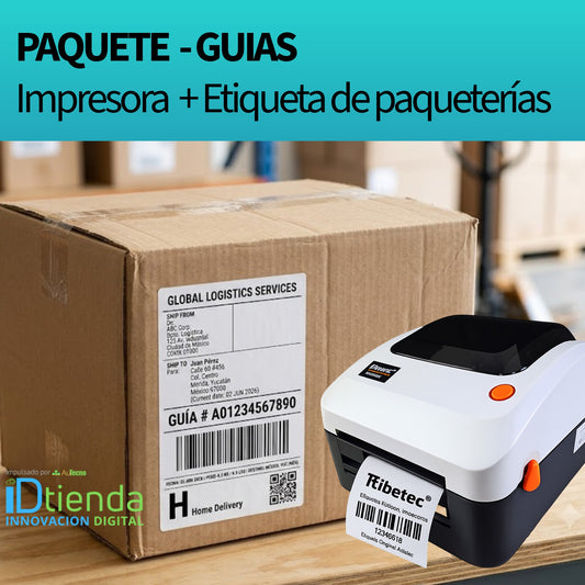 PAQUETE GUIAS - Impresora de Etiqueta + Complemento para hacer guias