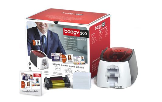 Badgy B22U0000RS Impresora de credenciales - Badgy 200