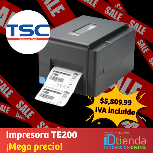 TSC Impresora de Etiquetas TE200