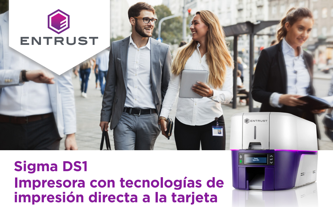 Entrust Datacard 525300-001 impresora de credenciales Sigma DS1 Single