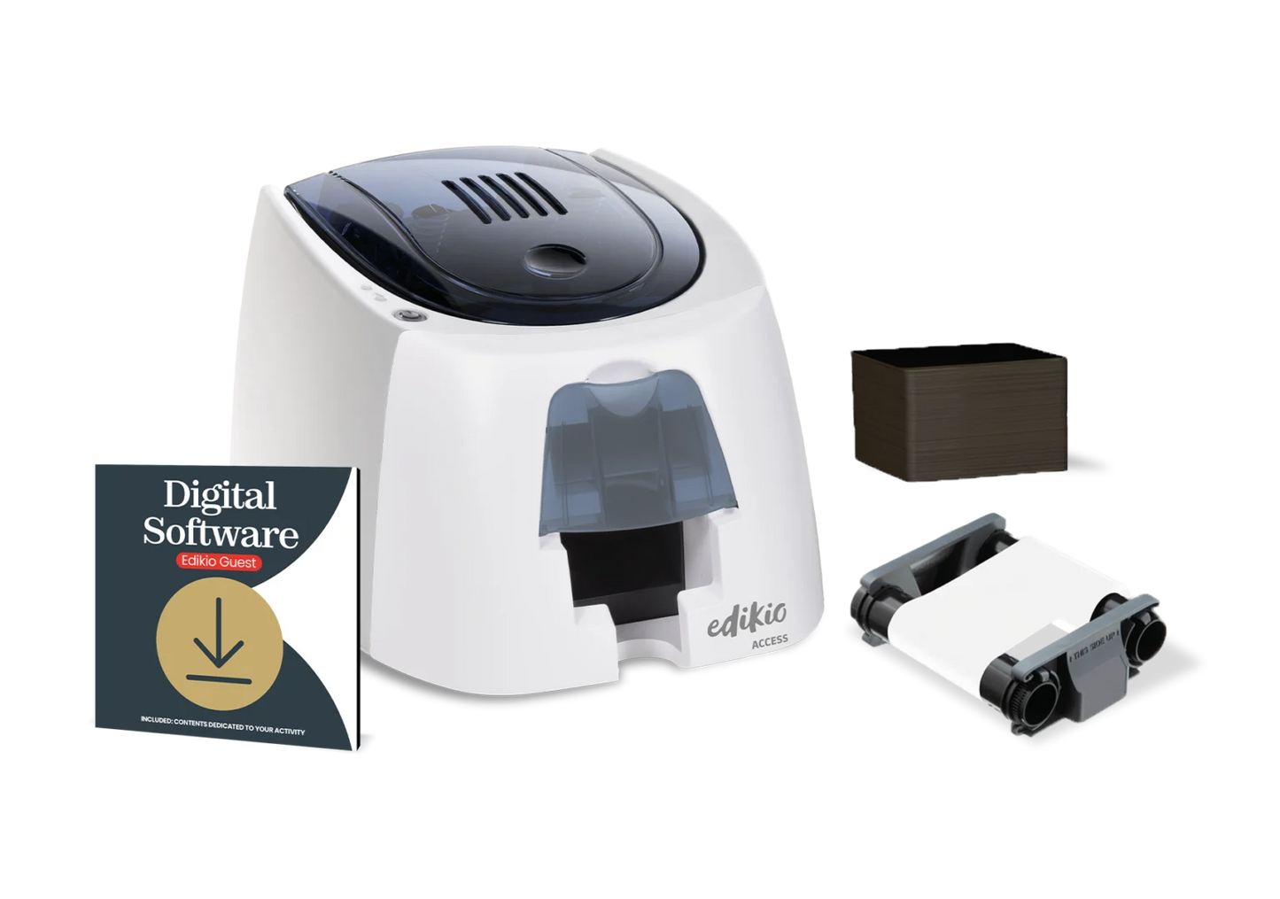 Evolis EA2U0000BS-BS011 Impresora Edikio Access Guest, paquete todo completo