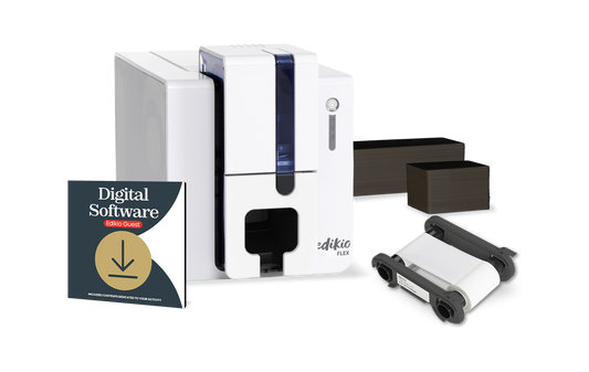 Evolis EFH0000XS-BS012 Impresora Edikio FLEX SOLUTION, paquete completo