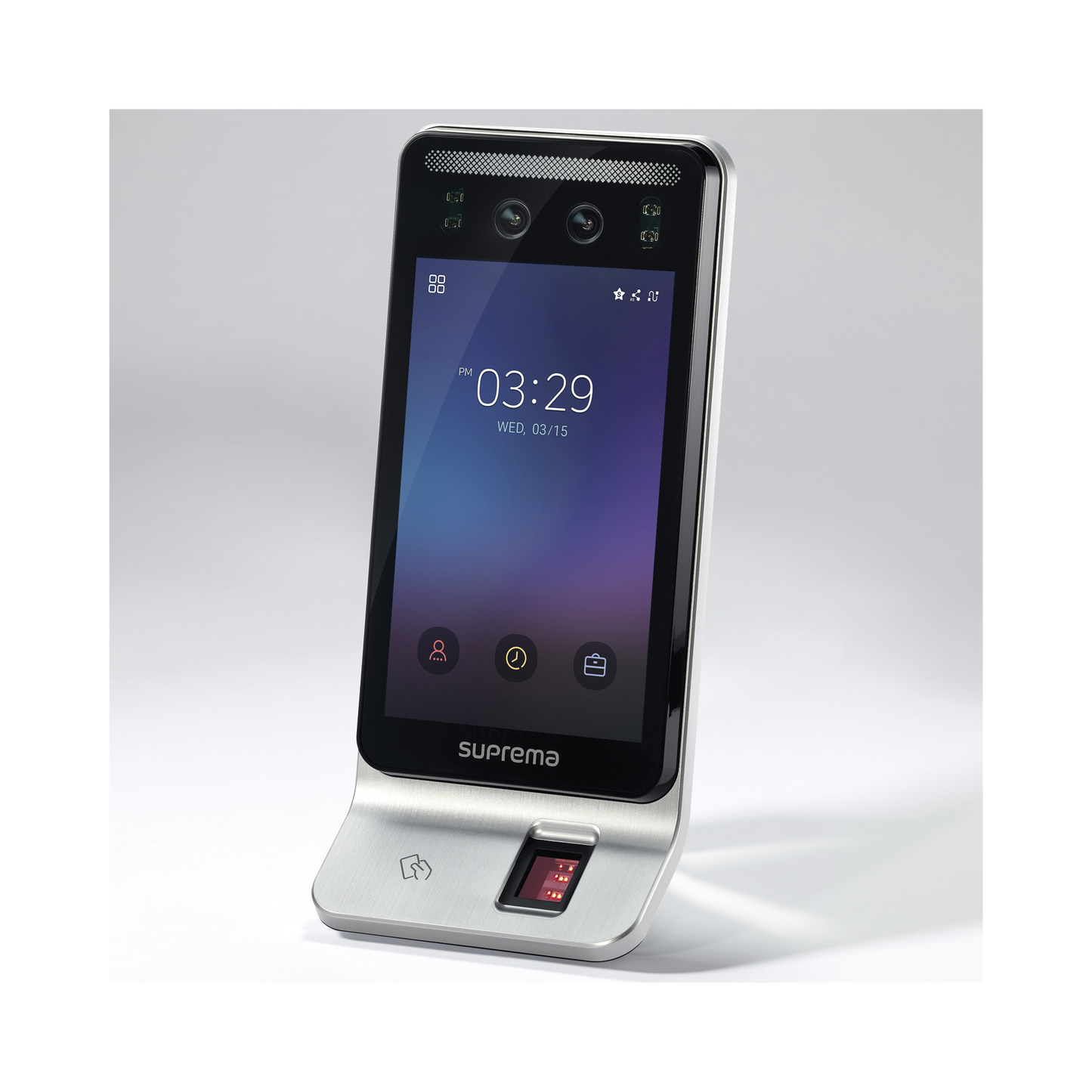 Suprema, Face station F2, terminal de reconocimiento facial y tarjetas