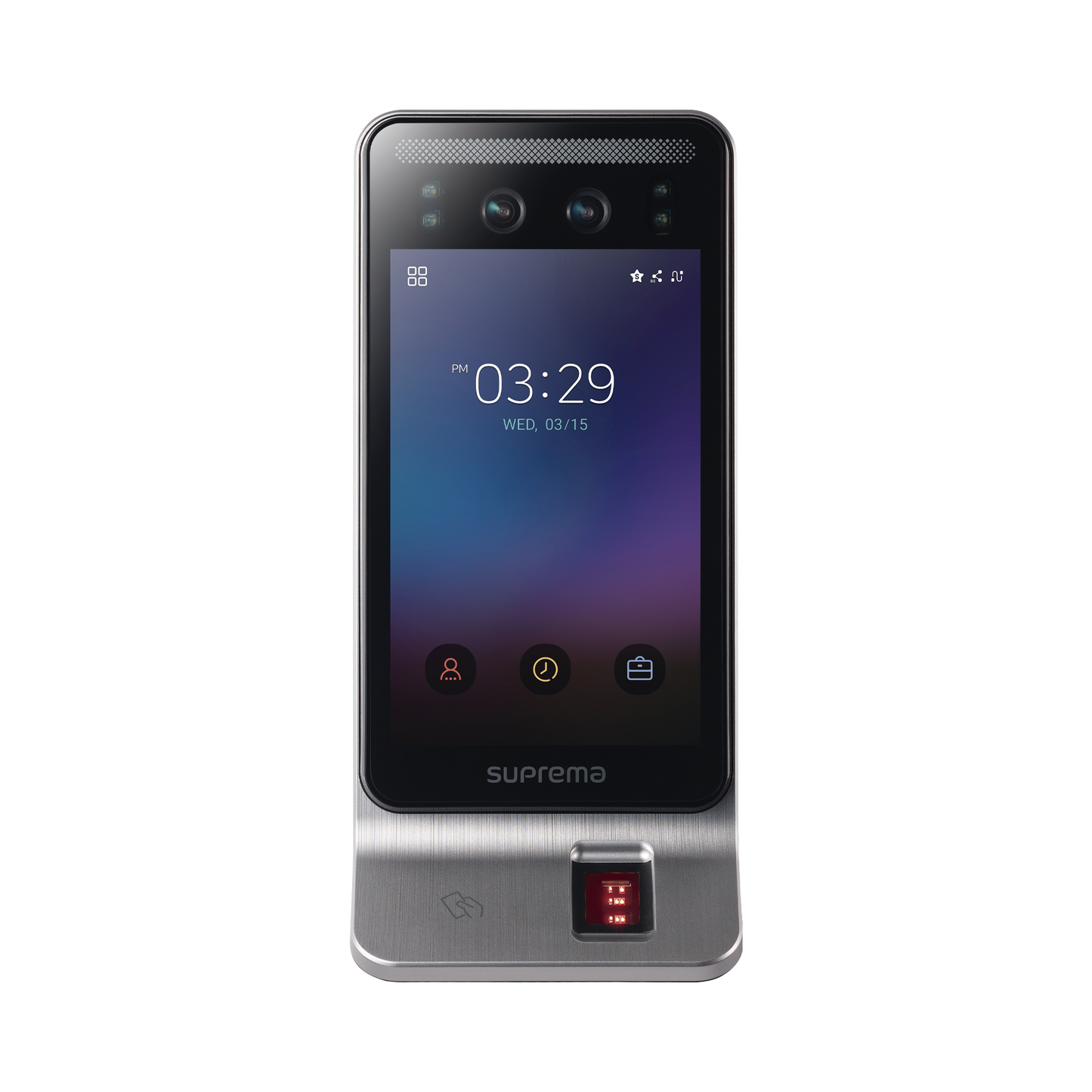 Suprema, Face station F2, terminal de reconocimiento facial y tarjetas