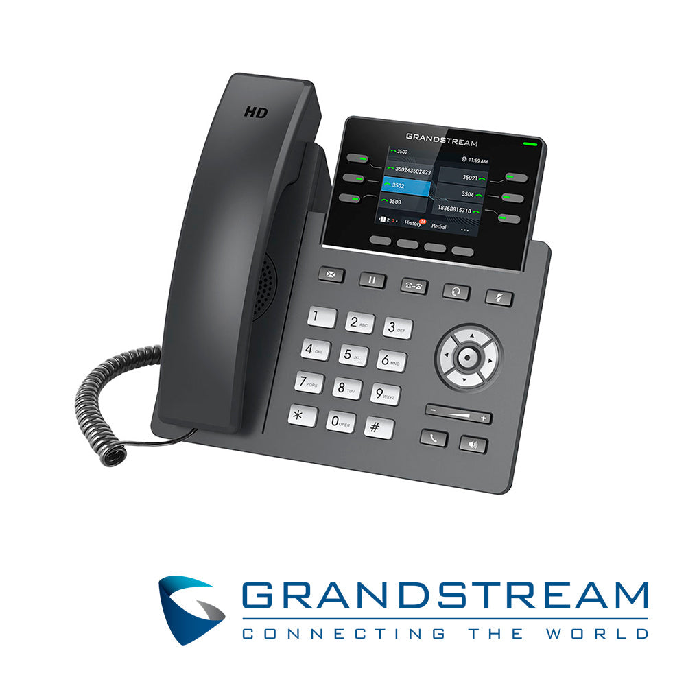 Grandstream Telefono VOIP para oficina o casa modelo GRP2613 de 3 cuentas