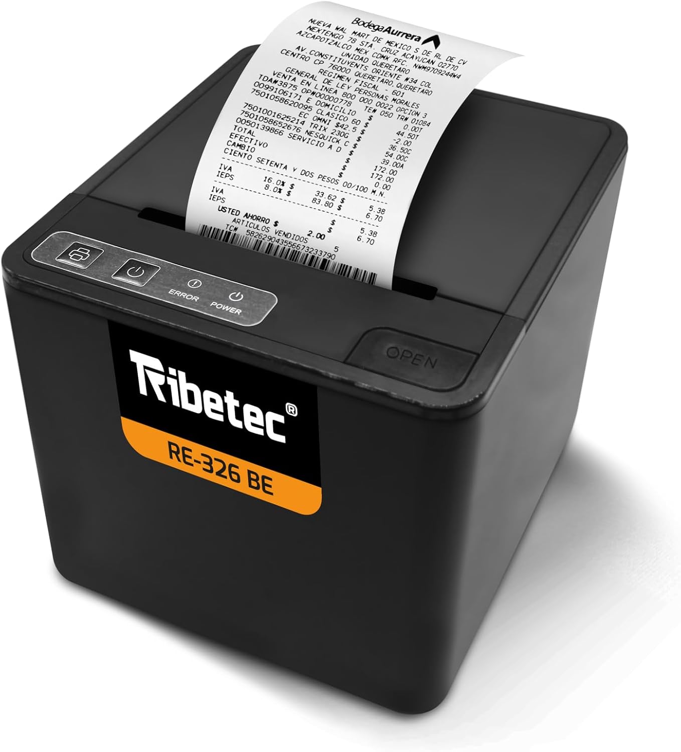 Ribetec RE-326BE Impresora Tickets 80mm Ethernet Bt Cortador