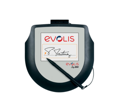 Evolis Sig Activ Pad de Firma ST-GERT-3-UEVL para digitalizar firmas al instante