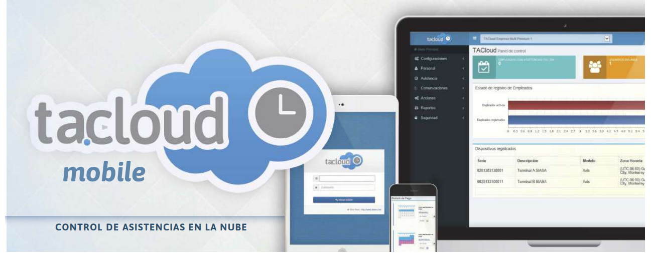 TA.CLOUD Software para Control de Asistencias MOBILE (Celular) - ANUAL