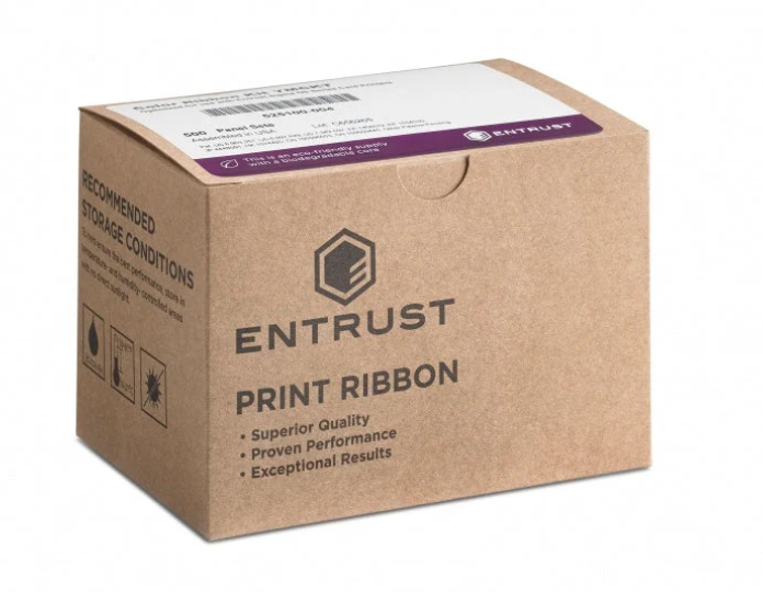 Entrust Datacard 525900-005 Ribbon Monocromo Rojo (solo imprime Rojo)