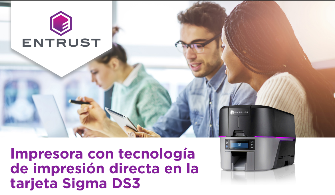 Entrust Datacard 525302-003 Impresora de credenciales DS3 ambas caras