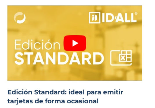 Software de impresión de credenciales ID-ALL STARTER TO STANDARD LA