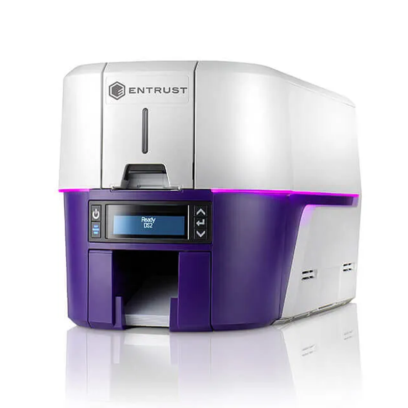 Entrust Datacard,  impresora de credenciales DS2 Sigma, ambas caras