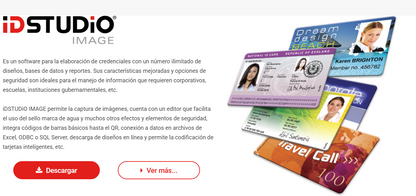 Software IDSTUDIO Image, para impresion de credenciales  de forma profesional