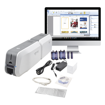 SMART51L - Paquete de  Impresora de tarjetas y credenciales Smart IDP