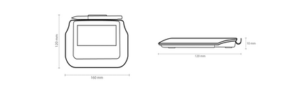 Evolis SIG100 Pad de Firma ST-LTE105-2-UEVL para digitalizar firmas al instante
